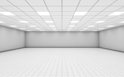 Close-up of Ceiling Grid System